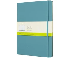 Moleskine Užrašų knygelė, XL itin didelis, lygus, kietas viršelis, turkio spalvos (MS-716083)