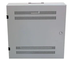 Molex Pn XtendLan 19" sieninė vertikali spintelė 2U+4U 540x150, perforuotos durys, pilka
