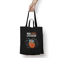 Molom Medvilninis krepšys – Aš turiu literatūrinę širdį