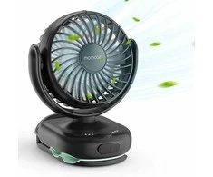 MOMCOZY NEŠIOJAMAS VEŽIMĖLIO VENTILIATORIUS, ROŽINIS