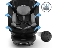 Automobilinė kėdutė MoMi Automobilinė kėdutė GOCAR od 40 do 135 cm Juodas Pilkas 5906601700699