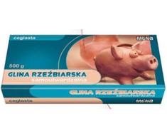 Mona savadeganti modelino masė, 500g, plytinės spalvos