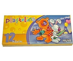 Lean School plastilinas, 12 spalvų MONA