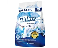 Mondex GALLUS PROFESSIONAL Skalbimo milteliai 4w1 (58 prań) - Universal 3,2kg