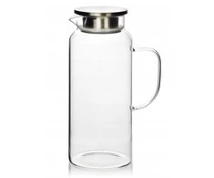 Mondex MODERNUS VIRTUVĖS Ąsotis su dangteliu iš borosilikatinio stiklo 1,9 l 8 x 10,5 x 25,5 cm