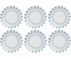 Rose&amp;Tulipani ROP ROSE&TULIPANI ONIRIA Set of 6 dinner plates 27 cm