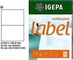 Mondi A4 IGEPA ETIKETĖS, 210 X 148 MM BALTOS (100)