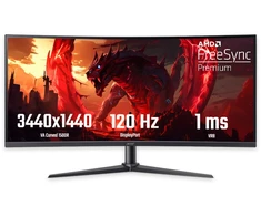 Monitorius Acer XZ340CURJ0bmiiphx - 120Hz | UWQHD | VA | 34"