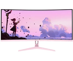 Monitorius Arozzi | Nova | 34 " | VA | UWQHD | 21:9 | 165 Hz | 1 ms | 3440 x 1440 pikselių | 350 cd/m² | HDMI jungtys quantity 2 | Rožinė