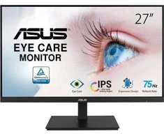 ASUS VA27DQSB 27inch WLED/IPS Eye Care Monitorius FHD 1920x1080 16:9 Frameless 75Hz 5ms 1xDP 1xHDMI Juodas