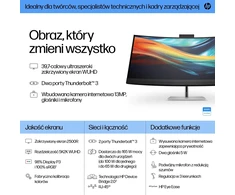 „HP Series 7 Pro“ 39,7 colio 5K2K konferencijų monitorius – 740 pm, 100,8 cm (39,7 colio), 5120 x 2160 pikselių, 5K „Ultra HD“, 5 ms