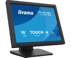 Monitorius iiyama 15'' Resistive Touch, VA-panel, 1024x768, Speakers, VGA, DisplayPort, HDMI, 300cd/m2 (with touch), USB Interface, Built-In Power Adapteris (T1531SR-B2S)