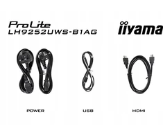 Monitorius iiyama LH9252UWS-B1AG