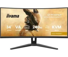 Monitorius „iiyama G-Master GCB3486WQSCP-B1 Gold Phoenix“ – 240 Hz | UWQHD | 34 colių | VA | 0,4 ms