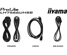 Monitorius iiyama ProLite LH7566UHSB-B1AG