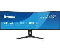 iiyama ProLite XCB4994DQSU-B1 monitorius komputerowy 124,5 cm (49") 5120 x 1440 px Dual QHD LCD Juodas