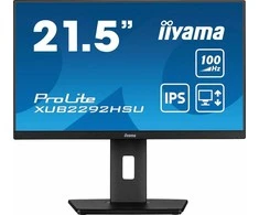 Monitorius „IIYAMA XUB2292HSU-B6“ 21,5 colio ETE IPS FHD 100 Hz 250 cd/m2 0,4 ms HDMI DP USB šakotuvas 4x3,2 garsiakalbiai