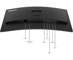 Monitorius Lenovo ThinkVision T34WD-40 (64AEZAR1EU)