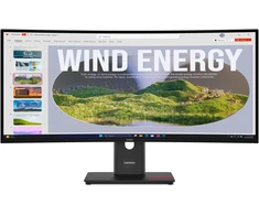 Monitorius Lenovo ThinkVision T34WD-40 komputerowy 86,4 cm (34") 3440 x 1440 px Wide Quad HD LED Juodas