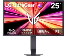 Monitorius LG UltraGear 25G590B-B - 1000Hz Native 1100Hz OC | Full HD | IPS | 24.5" | 1ms (GTG)