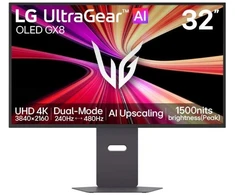 Monitorius LG UltraGear Evo AI 32GX870B-B - 480Hz Full HD | 240Hz 4K | Tandem OLED | 31.5" | HDR500 | USB-C PD90W