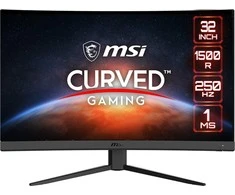 Monitorius MSI G32C4X 31,5 colio VA FHD kreivė 1500R 300cd/m2 250Hz 1ms HDMIx2 DP