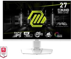 Žaidimų Monitorius MSI MAG 274URFW - Matinis 27" UHD 3840 x 2160 / IPS / 160Hz / 0.5ms / HDMI / DP / USB Type - C - RENE (Pažeista pakuotė)
