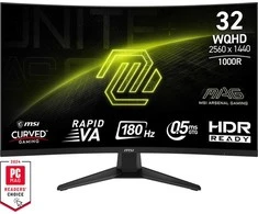 Monitorius MSI MAG 325CQF - 31,5" | Rapid VA Curve 1000R | QHD | 0,5 ms | 180 Hz