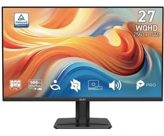 MSI Monitorius pro mp275q e14 27 cali/led/wqhd/płaski/144hz/juoda
