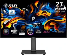 Monitorius MSI PRO MAX 271QPX14 - 144Hz | 2560x1440| QD-OLED Flat | 26.5"