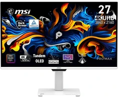 Monitorius MSI PRO MAX 271UPXW12G - 120Hz | 3840x2160| QD-OLED Flat | 26.5"