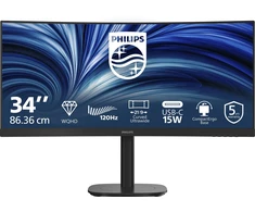 Monitorius Philips 86,4cm (34,0") 2xHDMI+DP+USB juodas