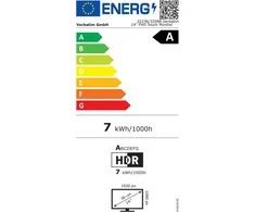 Nešiojamas jutiklinis monitorius Verbatim LIGHT 14" FHD su išorine baterija 5000mAh, juodas 32088