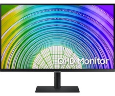 Monitorius SAMSUNG S32A600U 32inch Bezelless 16:9 2560x1440 VA 4ms HDR10 HAS/Swivel/Pivot/Tilt 130mm HDMI/DP/USB-C 90W LAN USB3-HUB VESA 100