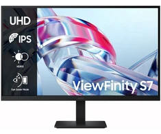 Monitorius Samsung ViewFinity S7 LS27H700EA, 27" 4K UHD (3840x2160) IPS, 60Hz, HDR10, 99% sRGB, HDMI, DisplayPort