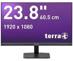 Wortmann Monitorius Technologia Dotyku TERRA LCD/LED 2427W V3 IPS juodas HDMI/DP/USB-C (3030256)