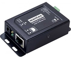 „Sieciowy“ terminalas Wantec „wantec 2wIP“ 2 laidų Ethernet adapteris PoE - varžtinis terminalas, 1 prievadas