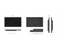 „Monitorius ViewSonic“ CDE55G3-1C 55 colių 4K komercinis ekranas, skirtas naudoti visą parą
