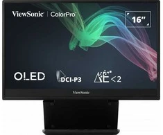 Monitorius ViewSonic ColorPro VP16-OLED – 100 % DCI-P3 | Delta E > 2