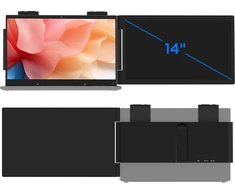 Monitorius ZEUSLAP Z14P - 60Hz | Full HD | IPS | 14"