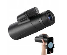 Monokuliariniai žiūronai K&amp;F CONCEPT ZOOM 10x 42mm 10x42 BaK4 IP65 + Dėklas / KF33.089