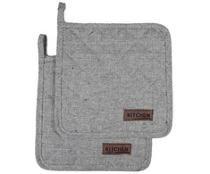 Rankšluostis Monroe Det Gamle Apotek Pot holder, w 20cm, pilkas, oeko-tex, 100% cotton, 2/set (24274109)