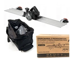 Monroe plytelių pjūklas su kreiptuvais GLOB TOOLS GT-125A su deimantine disku 125mm (GLOBTOOLS-KE125A)
