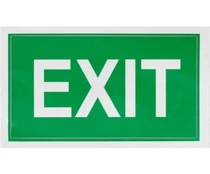 None Nežinomas Lipdukas exit 100x180mm