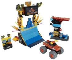 BLDR Monster Jam Building Set Crash and Rebuild Playset