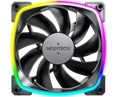 Montech Montech AX120 PWM ARGB ventiliatorius, 3 pak., juodas - 120mm