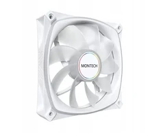 Montech RX120 PRO PWM Reverse Fan, ARGB – 3-Pack, 120mm, baltas