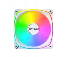 Montech RX120 PRO PWM Reverse Fan, ARGB – 3-Pack, 120mm, baltas