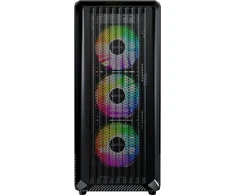 Montech X5 PC Case, Mid Tower, E-ATX, ARGB, Tempered Glass – Juodas