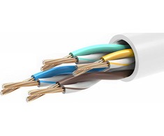Montis Patchcord Cat 5e U/UTP 30 m Baltas (MT114-30)